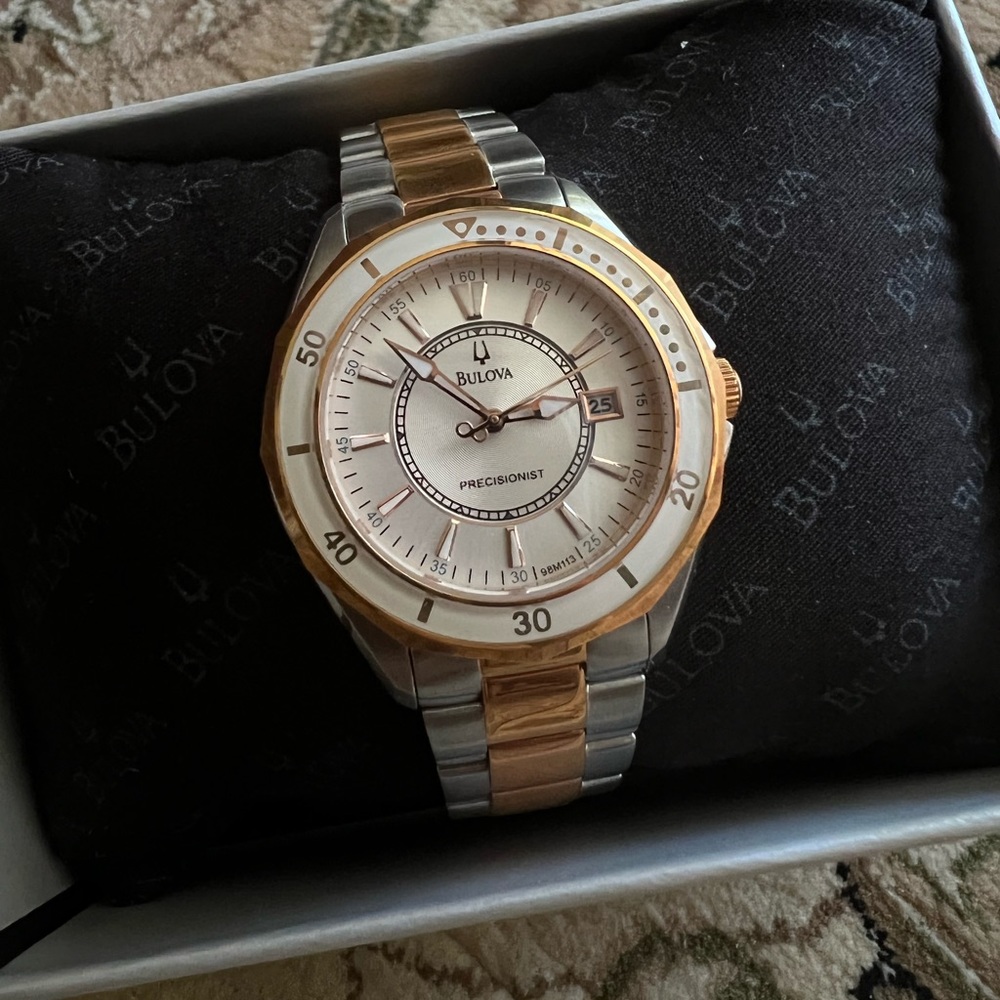 NWT BULOVA PRECISIONIST